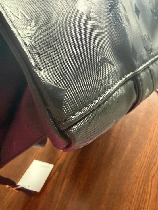 MCM Black Tote with Gold Plaque and Studs - Picture 11 of 14